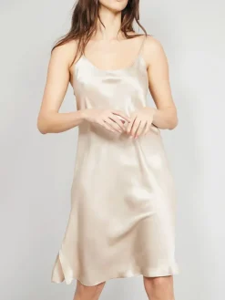 Unterkleid 100% Seide KLASSIK SATIN von Eva B. Bitzer