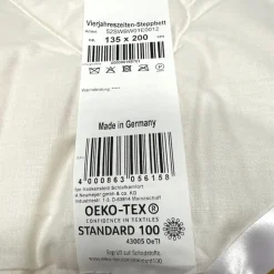 Vierjahreszeiten-Bettdecke mit Schafwolle von Sannwell