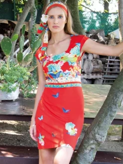 Viscose Strandkleid PAPILLON No. 2 von Chiara Fiorini