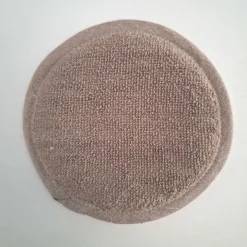 Waschschwamm Halbleinen Frottee taupe von Aleta