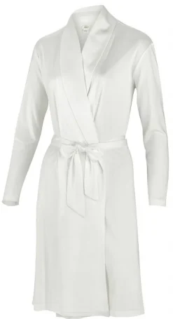 Wirkseide Morgenmantel kurz TAHITI 100% Seide Gattina