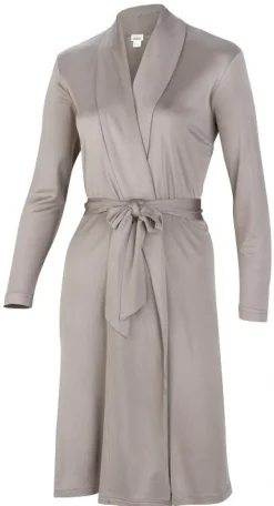 Wirkseide Morgenmantel kurz TAHITI 100% Seide Gattina