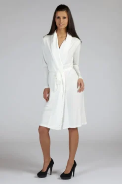 Wirkseide Morgenmantel kurz TAHITI 100% Seide Gattina