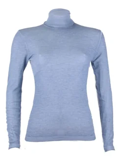 Wolle-Seide Rollkragenshirt BRINA Pflanzenfarbe von Madiva Ecofuture®