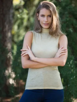 Wolle-Seide Rollkragen-Top BRINA von Madiva Ecofuture®