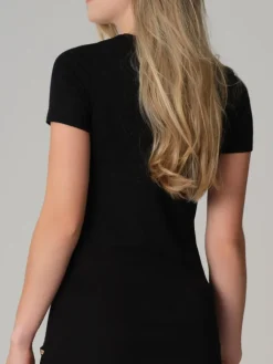 Wolle-Seide Rundhals T-SHIRT uni 7501 comazo|earth