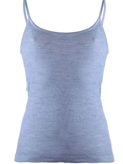 Wolle-Seide Spaghetti Top RUGIADA S/S pflanzlich gefärbt von Madiva Ecofuture®