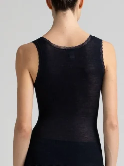 Wolle-Seide Träger Unterhemd OROSEI von Boglietti