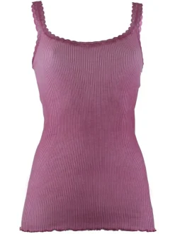 Wolle-Seide Träger-Top BREEZE S/S gerippt Madiva Ecofuture®