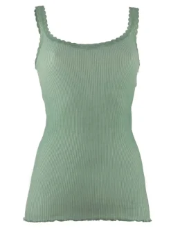 Wolle-Seide Träger-Top BREEZE S/S gerippt von Madiva Ecofuture®